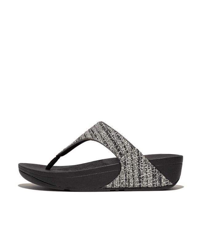 FitFlop Lulu Shimmerweave black mix  FitFlop GO1-231, slippers Direct leverbaar uit de webshop