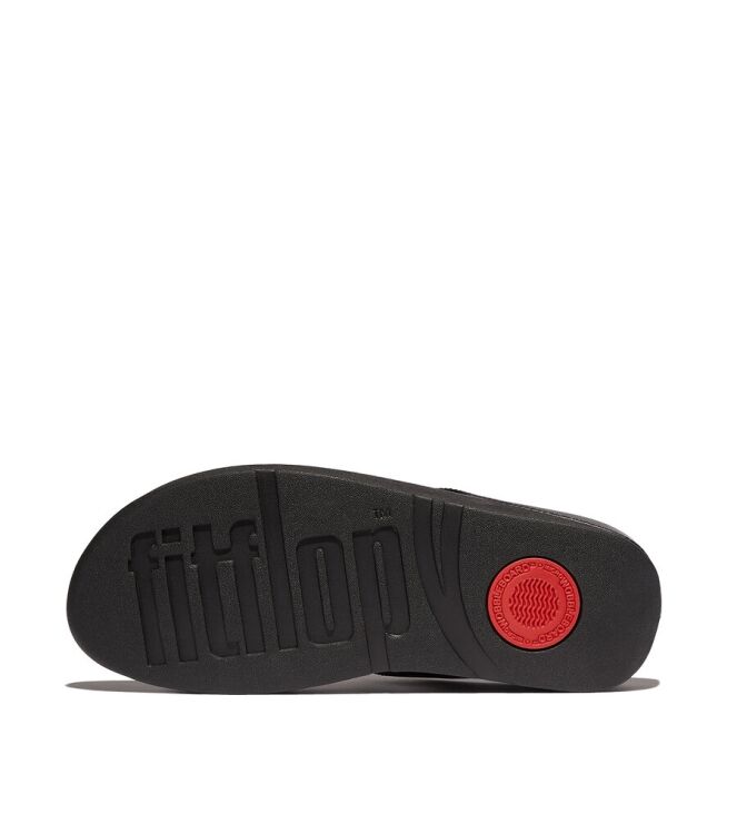 FitFlop Fino Multi-Stone all black  FitFlop IU9-090, slippers Direct leverbaar uit de webshop