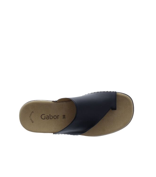 Gabor 63.700.27 schwarz  Gabor 63.700.27, slippers Direct leverbaar uit de webshop