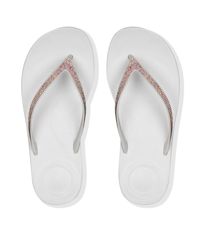 FitFlop Iqushion sparkle urban white FitFlop R08-194, slippers Direct leverbaar uit de webshop