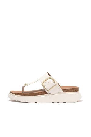 FitFlop Gen-FF Buckle Leather Toe-Post urban white  FitFlop Gen-FF Buckle Leather Toe-Post urban white