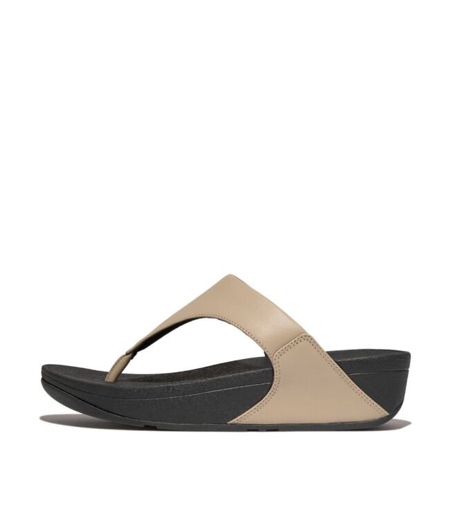 FitFlop Lulu Toepost latte beige  FitFlop I88-A94, slippers Direct leverbaar uit de webshop