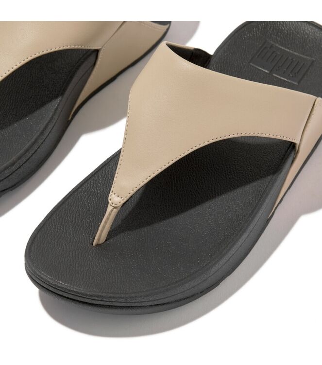 FitFlop Lulu Toepost latte beige  FitFlop I88-A94, slippers Direct leverbaar uit de webshop