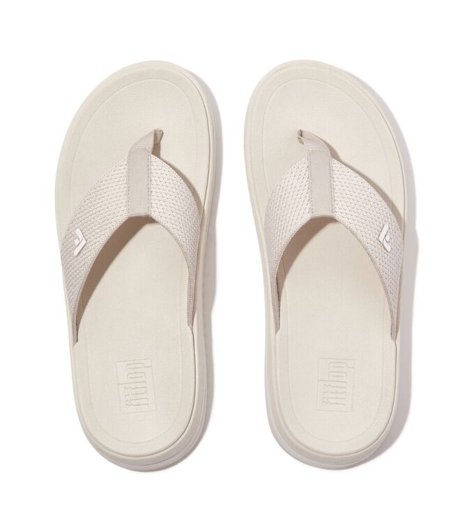 FitFlop Surff two tone webbing Paris beige  FitFlop HJ8-A99, slippers Direct leverbaar uit de webshop