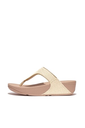 FitFlop Lulu Shimmerweave Toe-Post stone beige mix  FitFlop Lulu Shimmerweave Toe-Post stone beige mix