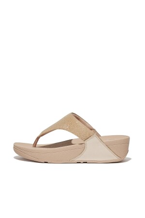 FitFlop Lulu Shimmerlux Toe-Post latte beige  FitFlop Lulu Shimmerlux Toe-Post latte beige