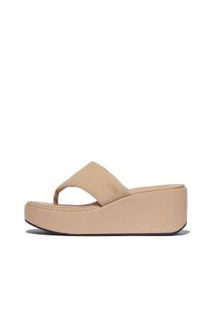 FitFlop Platfforms Wedge Toe-Post classic beige  FitFlop Platfforms Wedge Toe-Post classic beige