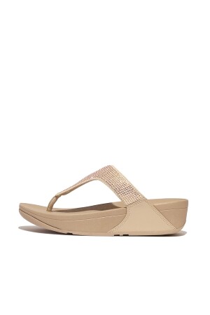FitFlop Fitflop Lulu Toepost - Hotfix latte beige  FitFlop Fitflop Lulu Toepost - Hotfix latte beige