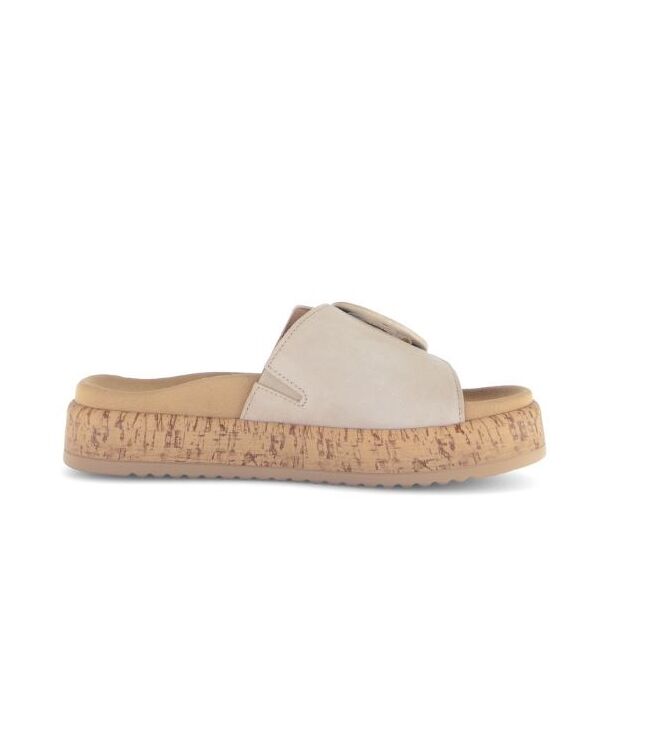 Gabor 63.760-12 champagne  Gabor 63.760-12, slippers Direct leverbaar uit de webshop