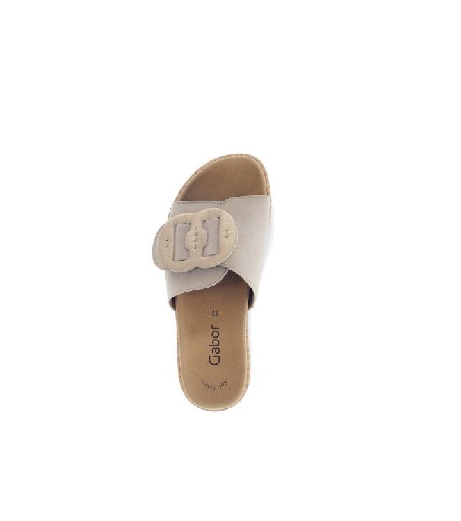 Gabor 63.760-12 champagne  Gabor 63.760-12, slippers Direct leverbaar uit de webshop