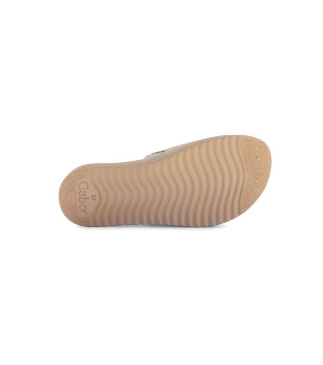 Gabor 63.760-12 champagne  Gabor 63.760-12, slippers Direct leverbaar uit de webshop