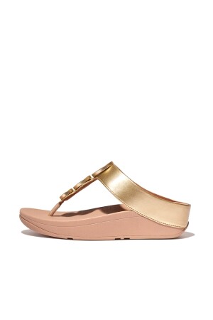 FitFlop Halo Metallic-Trim Toe-Post Sandals platino  FitFlop Halo Metallic-Trim Toe-Post Sandals platino