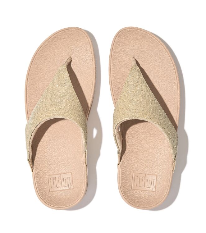 FitFlop Lulu Shimmerlux platino  FitFlop FZ7-675, slippers Direct leverbaar uit de webshop