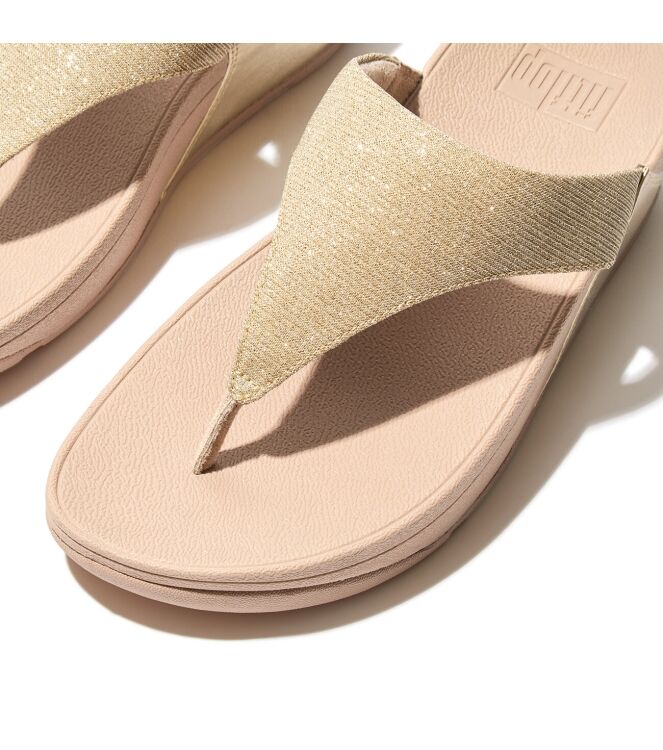 FitFlop Lulu Shimmerlux platino  FitFlop FZ7-675, slippers Direct leverbaar uit de webshop