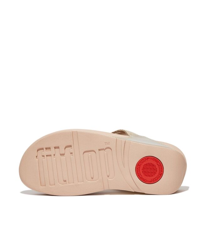 FitFlop Lulu Shimmerlux platino  FitFlop FZ7-675, slippers Direct leverbaar uit de webshop
