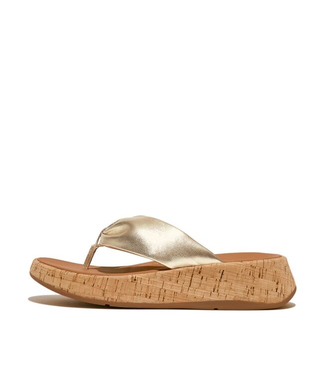 FitFlop F-Mode Twist platino  FitFlop HN3-675, slippers Direct leverbaar uit de webshop