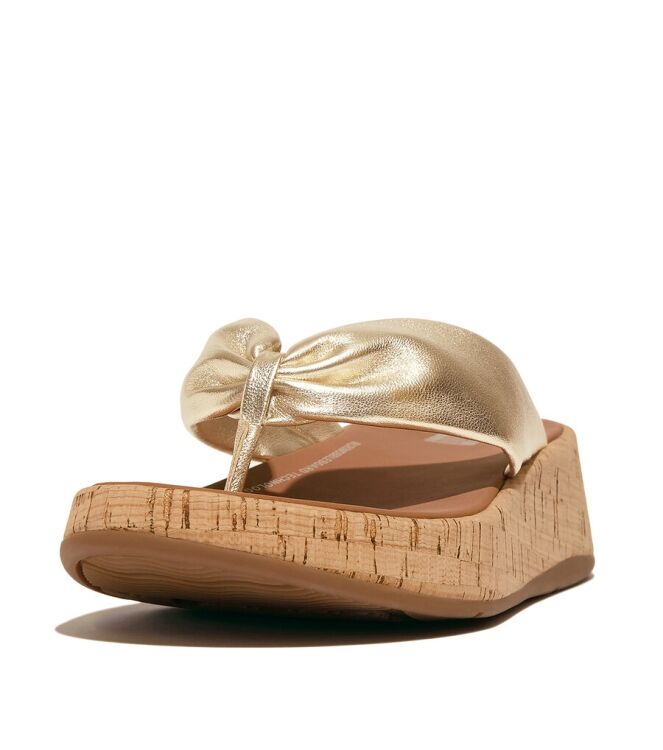 FitFlop F-Mode Twist platino  FitFlop HN3-675, slippers Direct leverbaar uit de webshop