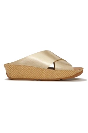 FitFlop Lulu Lux Graphic-Weave Cross platino 