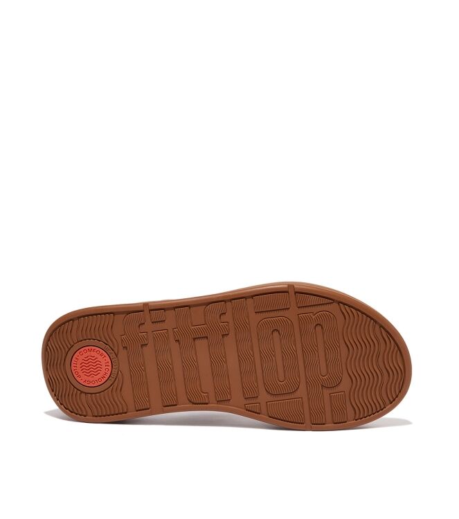 FitFlop F-Mode Flatform light tan FitFlop FW4-592, slippers Direct leverbaar uit de webshop