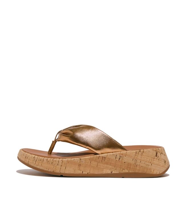 FitFlop F-Mode Twist bronze  FitFlop HN3-012, slippers Direct leverbaar uit de webshop