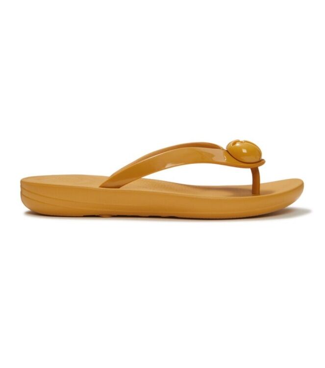 FitFlop iQushion d-luxe turmeric FitFlop A6O-D65, slippers Direct leverbaar uit de webshop