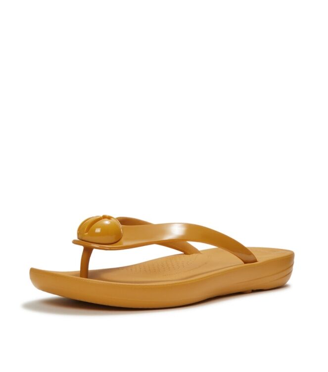 FitFlop iQushion d-luxe turmeric FitFlop A6O-D65, slippers Direct leverbaar uit de webshop