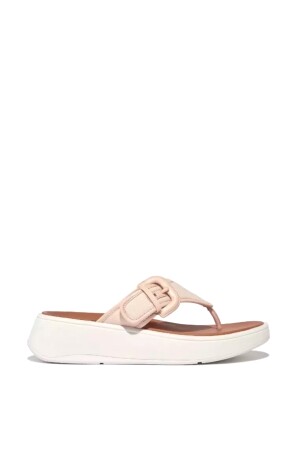 FitFlop F-Mode Buckle Canvas Flatform rose foam  FitFlop F-Mode Buckle Canvas Flatform rose foam