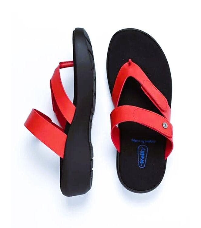 Wolky Hobie - vegan biocare rood  Wolky 0020202-500, slippers Direct leverbaar uit de webshop