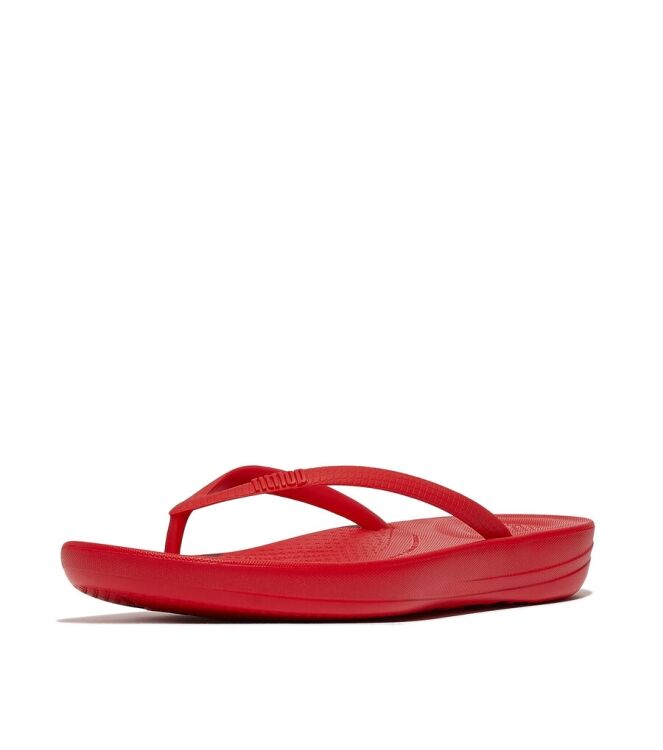 FitFlop Iqushion Ergonomic Flip-Flops red FitFlop E54-002, slippers Direct leverbaar uit de webshop