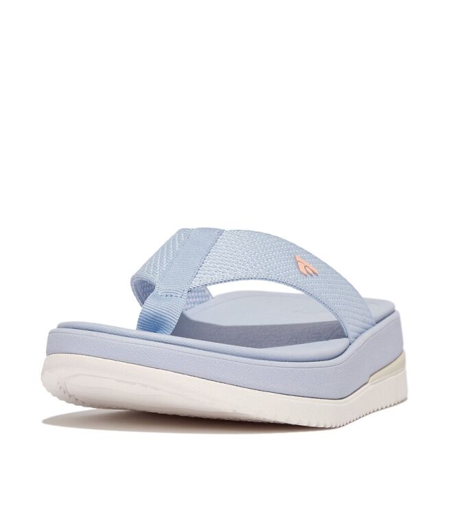 FitFlop Surff two tone webbing Skywash blue  FitFlop HJ8-B12, slippers Direct leverbaar uit de webshop