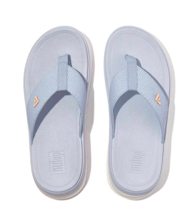 FitFlop Surff two tone webbing Skywash blue  FitFlop HJ8-B12, slippers Direct leverbaar uit de webshop