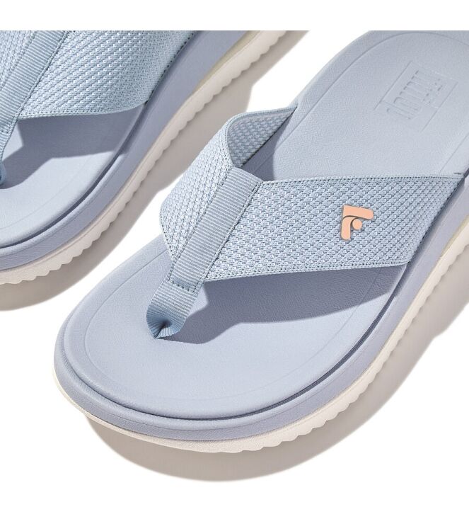 FitFlop Surff two tone webbing Skywash blue  FitFlop HJ8-B12, slippers Direct leverbaar uit de webshop