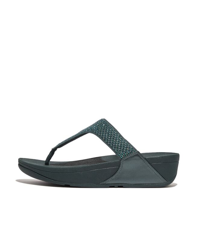 FitFlop Lulu Toepost - Hotfix steel blue FitFlop EC5-A82, slippers Direct leverbaar uit de webshop