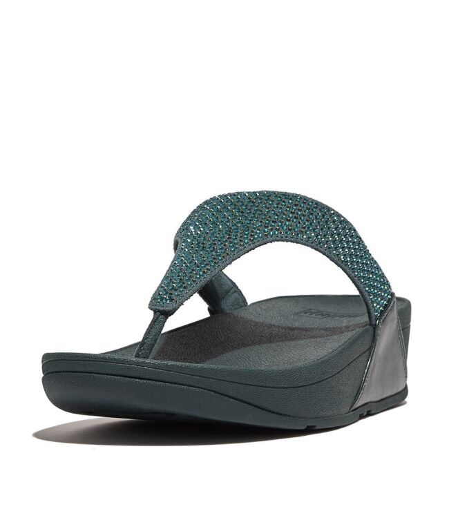 FitFlop Lulu Toepost - Hotfix steel blue FitFlop EC5-A82, slippers Direct leverbaar uit de webshop