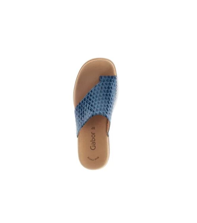Gabor 63.700-99 blue  Gabor 63.700-99, slippers Direct leverbaar uit de webshop