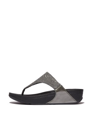 FitFlop Lulu Shimmerlux Toe-Post pewter  FitFlop Lulu Shimmerlux Toe-Post pewter