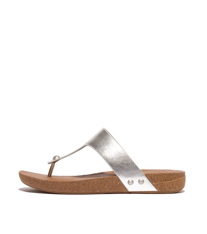 FitFlop Iqushion Metallic silver  FitFlop HT1-011, slippers Direct leverbaar uit de webshop