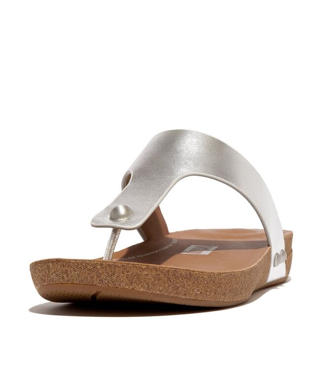 FitFlop Iqushion Metallic silver  FitFlop HT1-011, slippers Direct leverbaar uit de webshop