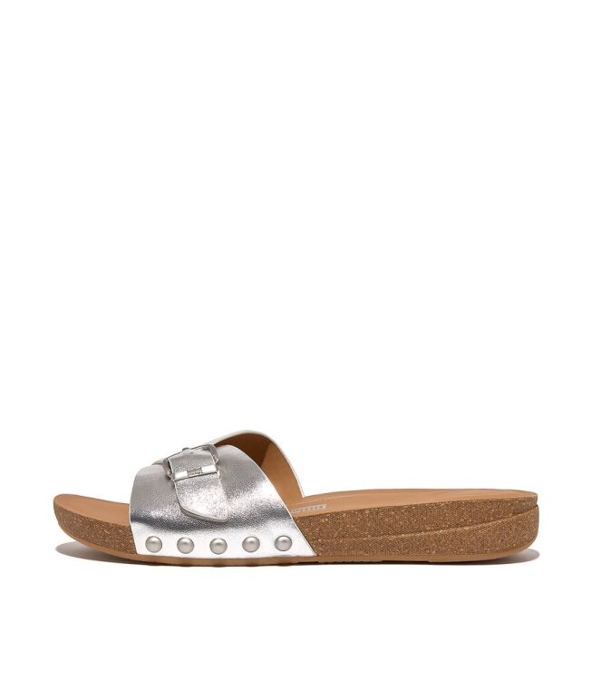 FitFlop Iqushion Adjustable Buckle silver  FitFlop HT2-011, slippers Direct leverbaar uit de webshop