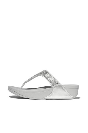 FitFlop Lulu Crystal-Mix Toe-Post silver FitFlop Lulu Crystal-Mix Toe-Post silver