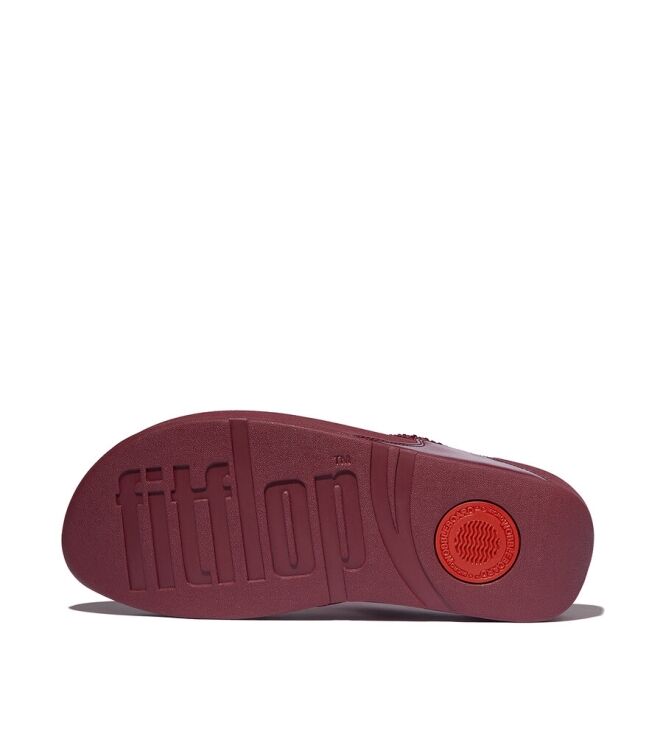 FitFlop Lulu Crystal-Mix Toe-Post luxe plum FitFlop JE3-C35, slippers Direct leverbaar uit de webshop