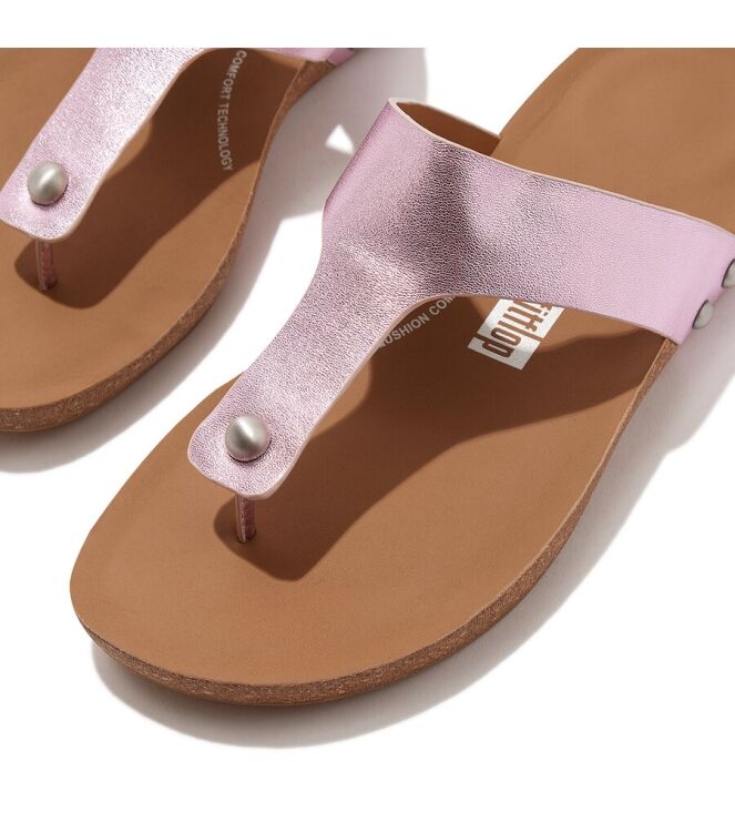 FitFlop Iqushion Metallic wild lilac  FitFlop HT1-B26, slippers Direct leverbaar uit de webshop