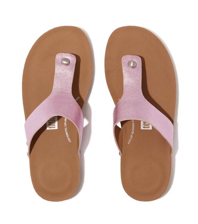 FitFlop Iqushion Metallic wild lilac  FitFlop HT1-B26, slippers Direct leverbaar uit de webshop
