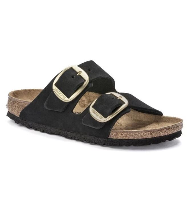 Birkenstock Arizona Big Buckle black  Birkenstock 1023239, slippers Direct leverbaar uit de webshop