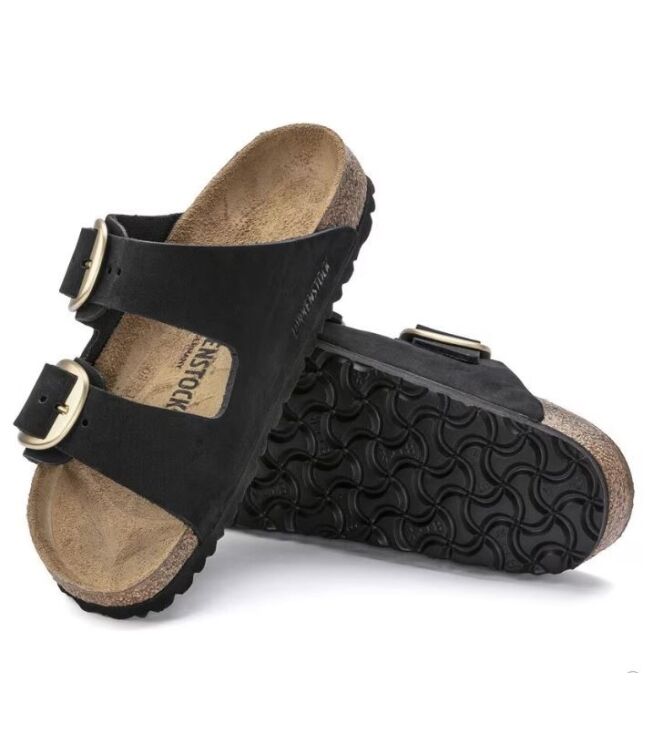 Birkenstock Arizona Big Buckle black  Birkenstock 1023239, slippers Direct leverbaar uit de webshop