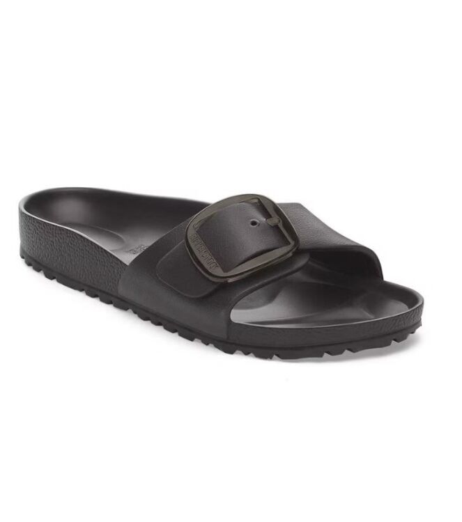 Birkenstock Madrid Big Buckle black  Birkenstock 1029635, slippers Direct leverbaar uit de webshop
