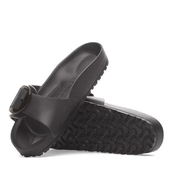 Birkenstock Madrid Big Buckle black  Birkenstock 1029635, slippers Direct leverbaar uit de webshop