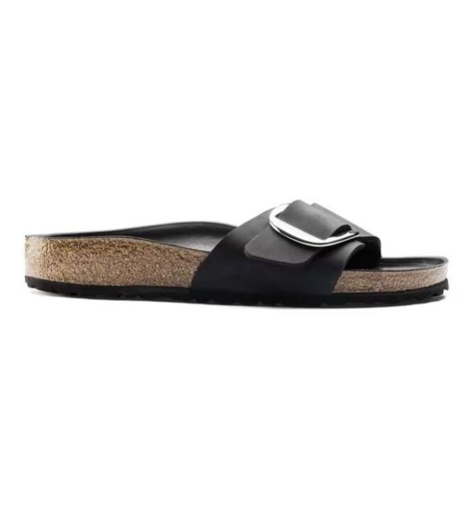 Birkenstock Madrid Big Buckle black Birkenstock 1006522, slippers Direct leverbaar uit de webshop