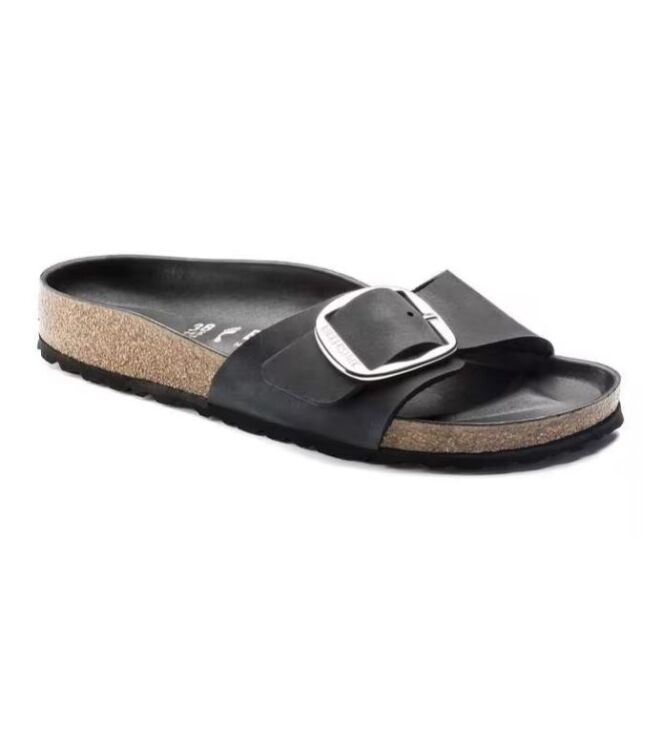 Birkenstock Madrid Big Buckle black Birkenstock 1006522, slippers Direct leverbaar uit de webshop