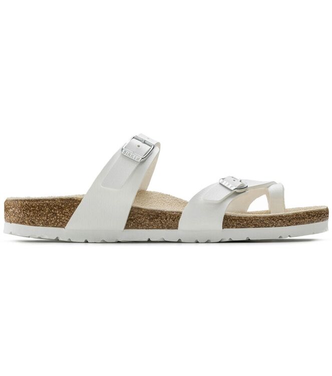 Birkenstock Mayari white  Birkenstock 71053, slippers Direct leverbaar uit de webshop